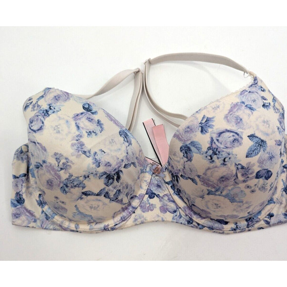 Victoria's Secret Other - Victoria's Secret Body by Victoria Demi Bra 36DD Blue Blooming Toile